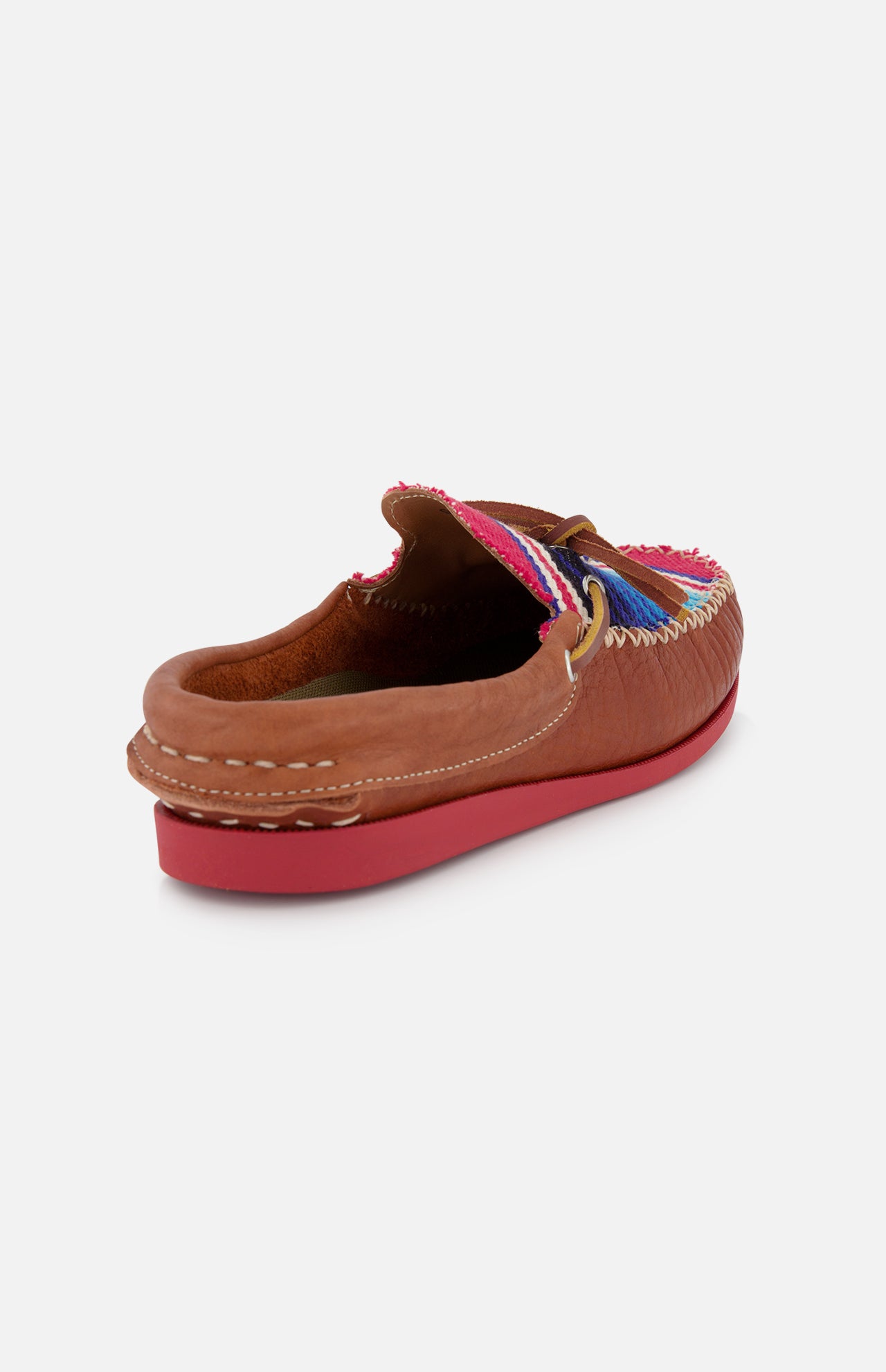 Saddle Beach Leather Laced Mocassin (7406413578355)