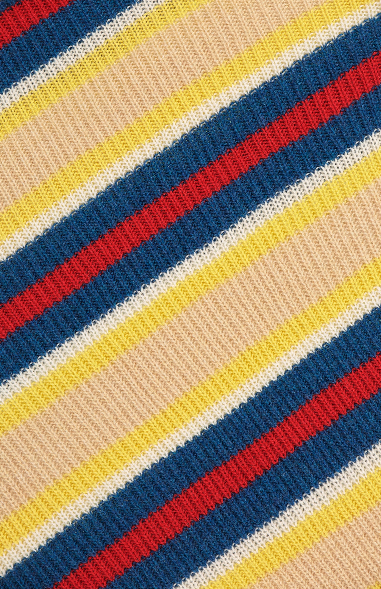 Ribbed Mockneck Stripe Dress