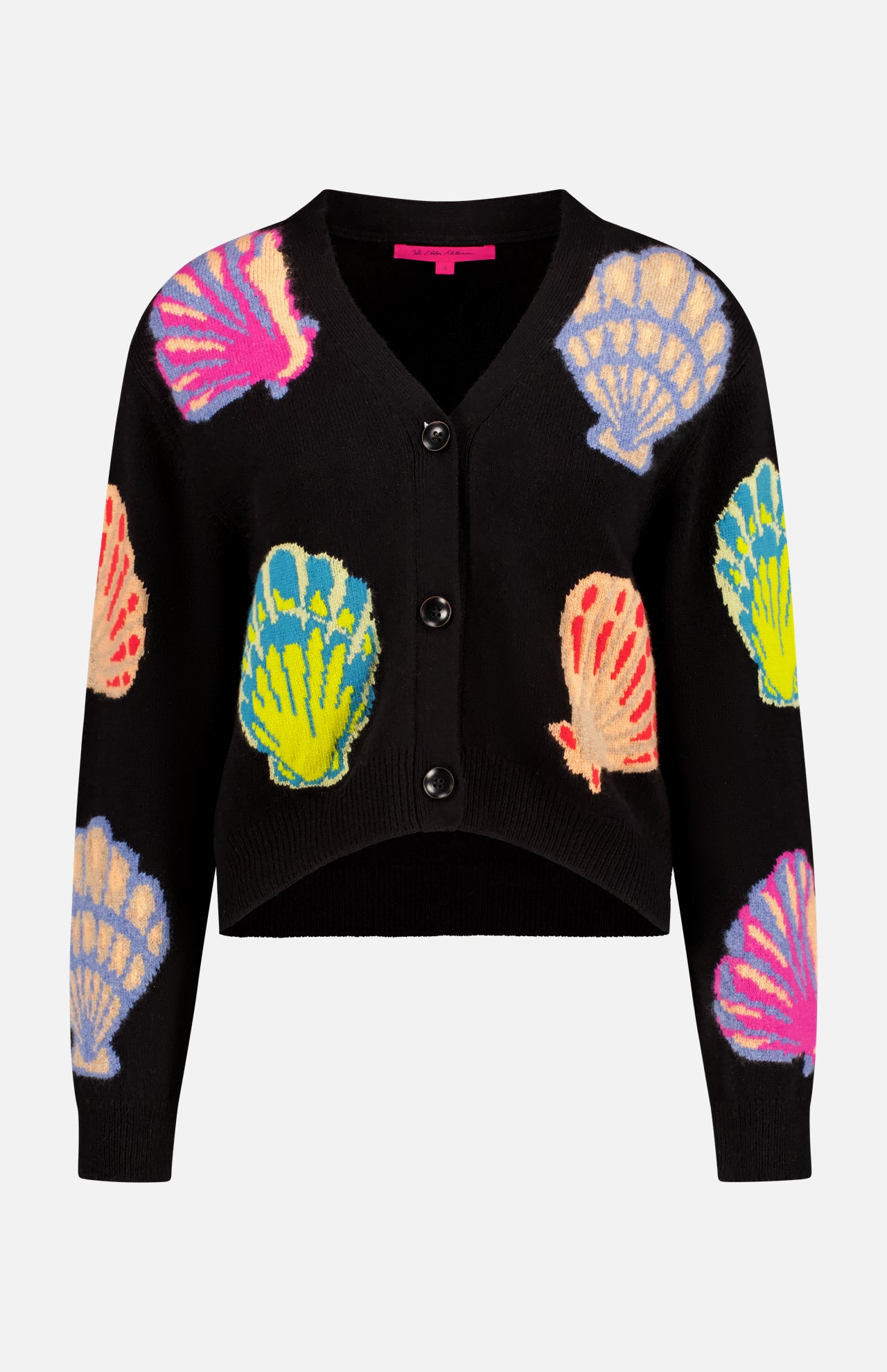 Cashmere Cropped Shell Cardigan