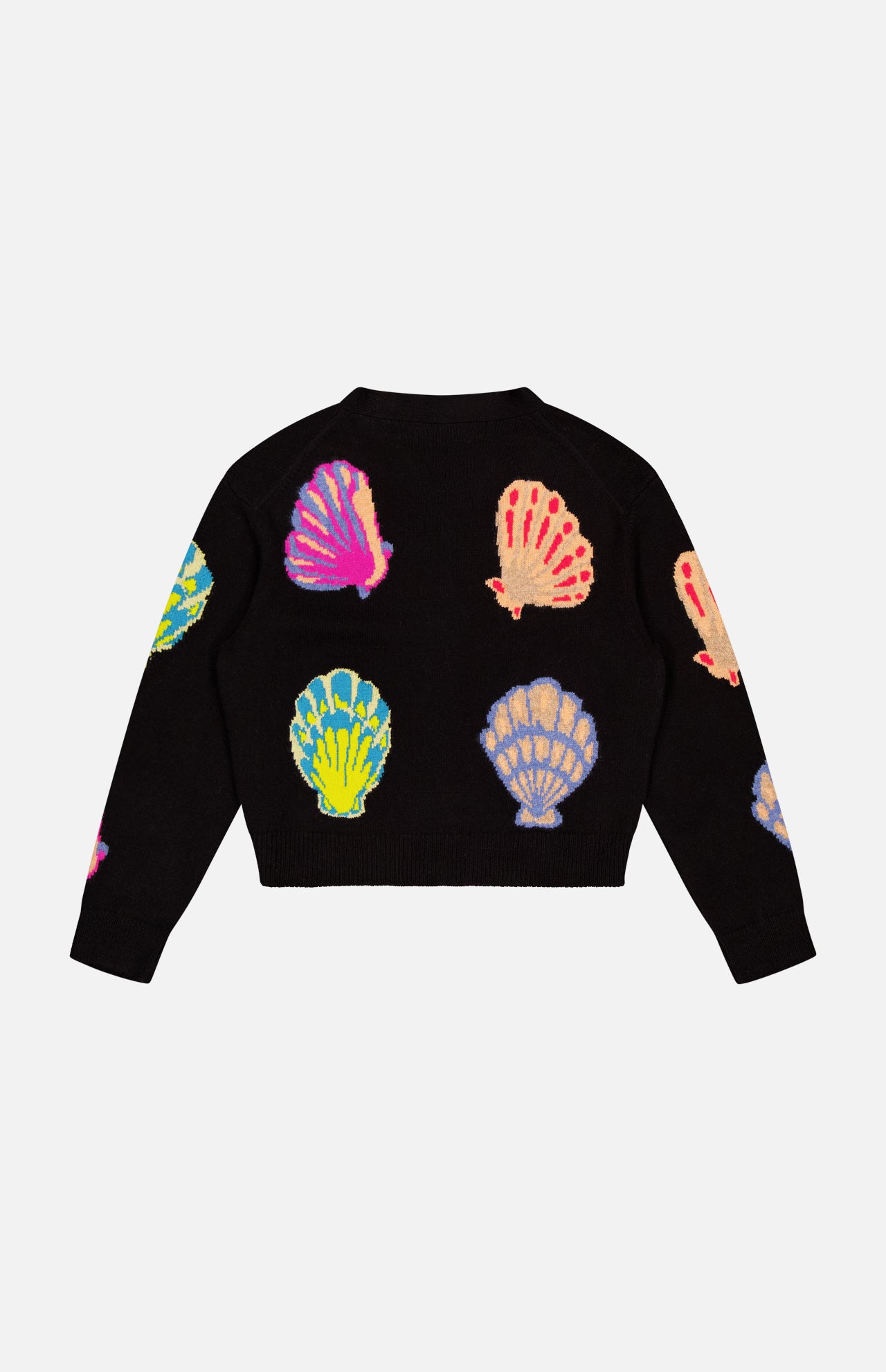 Cashmere Cropped Shell Cardigan