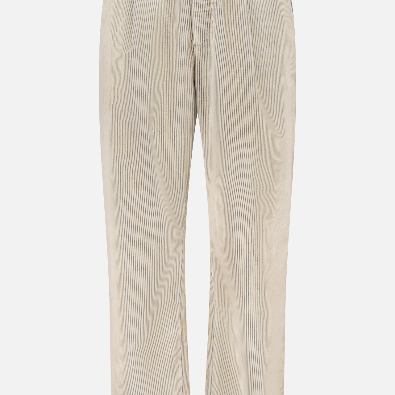 Wale Cord Pleated Trouser Pant (14685927342443)