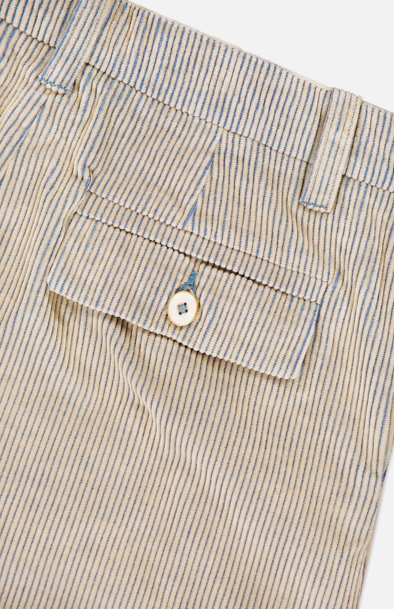 Wale Cord Pleated Trouser Pant (14685927342443)