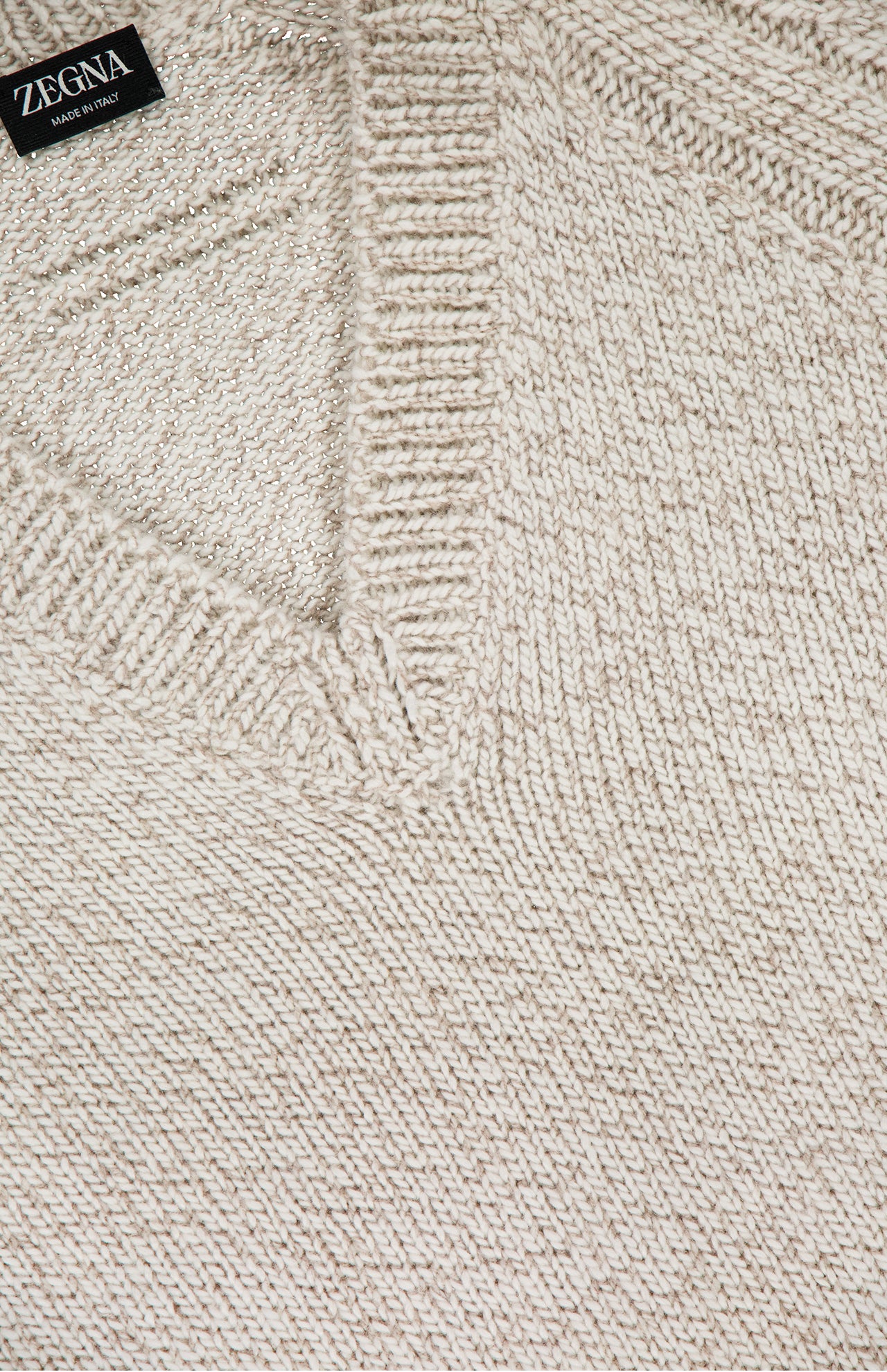 Cashmere Wool V-Neck Sweater (14712923455851)