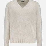 Cashmere Wool V-Neck Sweater (14712923455851)