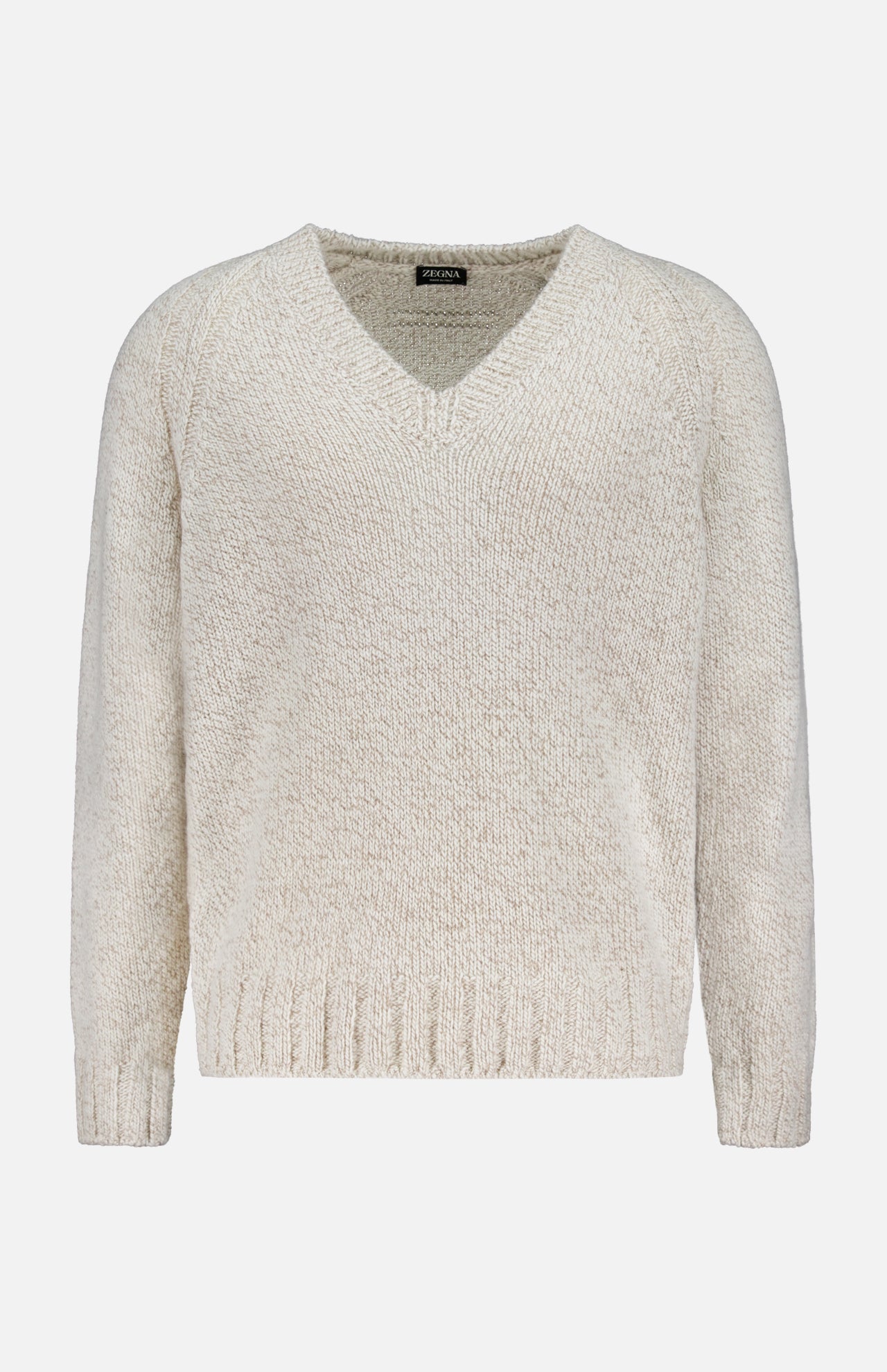 Cashmere Wool V-Neck Sweater (14712923455851)