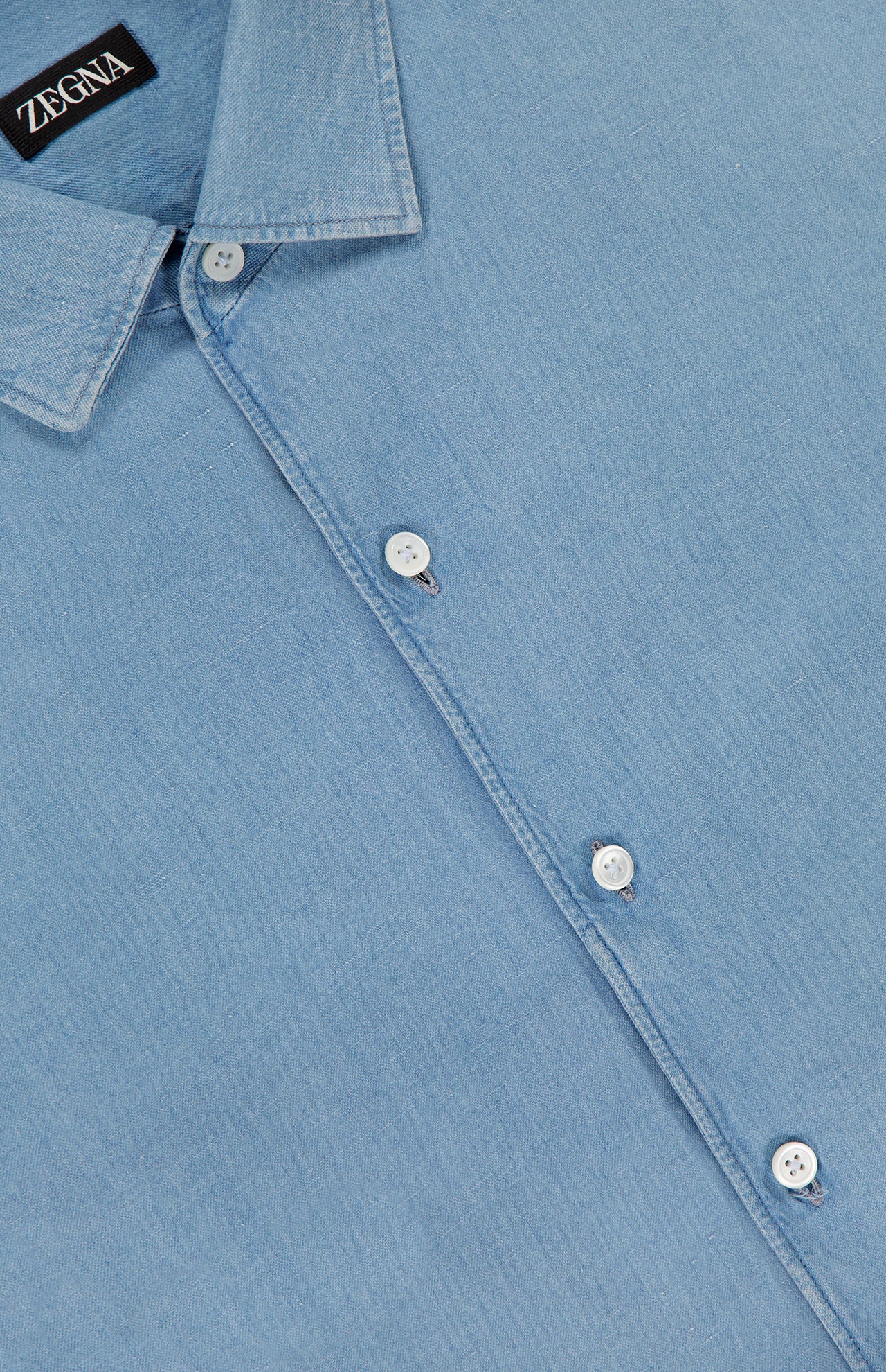 Cotton and Linen Denim Shirt (14627282649451)