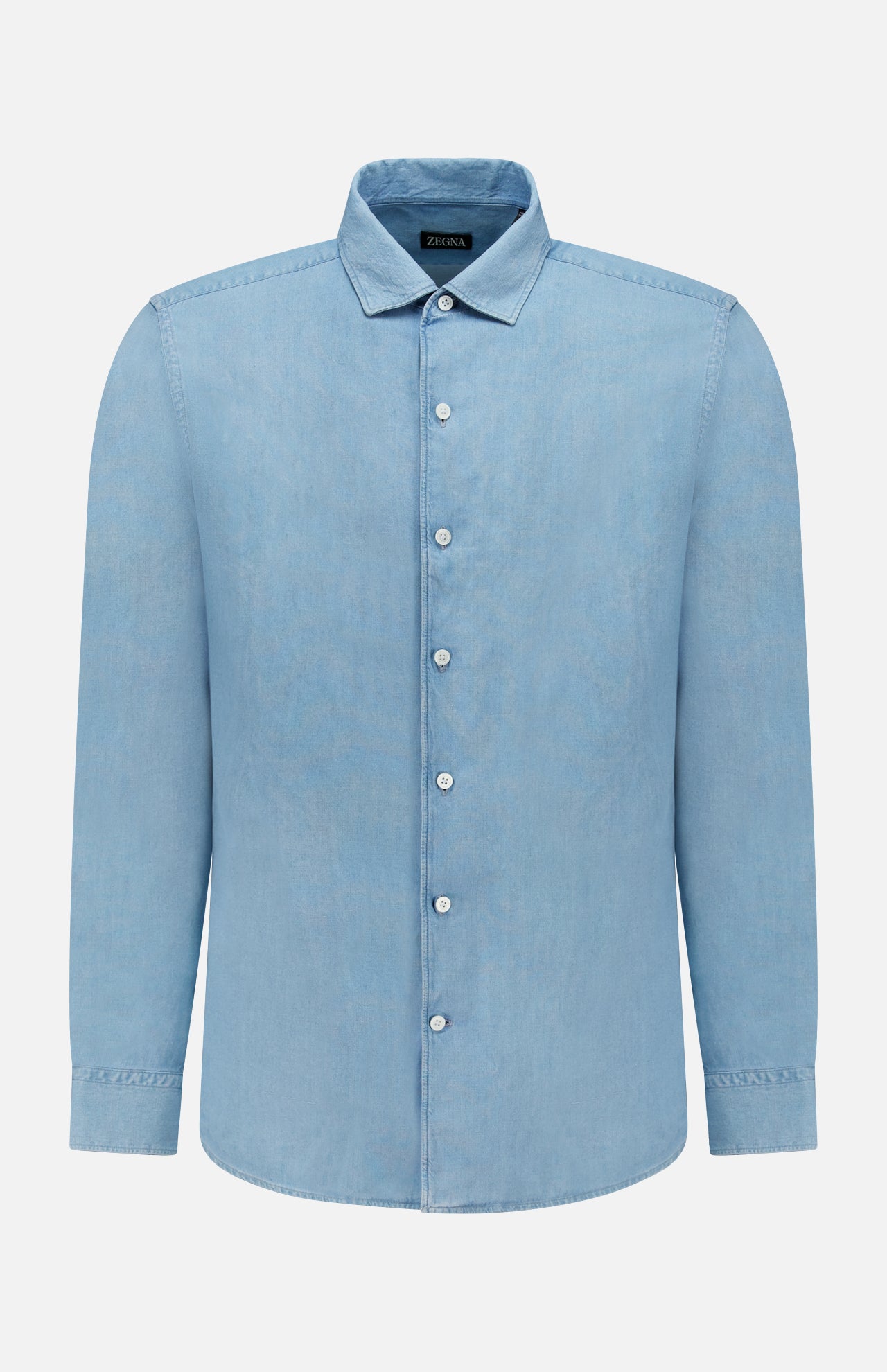 Cotton and Linen Denim Shirt (14627282649451)