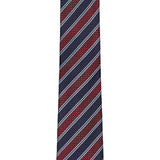 Diagonal Stripes Silk/Cotton Tie (7157345779827)