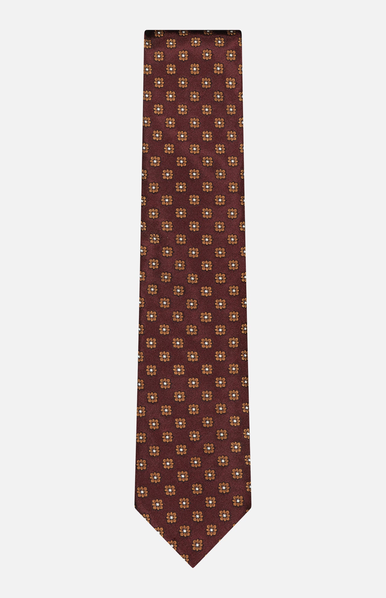 Floral 100 Fili Tie (7157373468787)