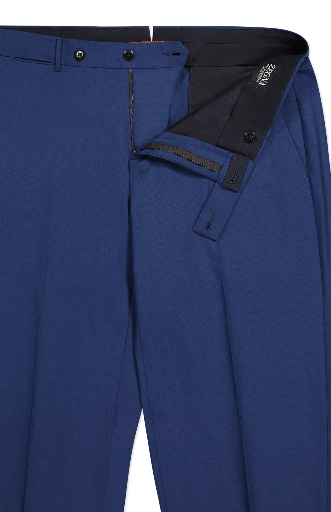 パンツ rajabrooke SELESA S/S PANTS NAVY Syllables System Men's dress pants navy Blue pleated front