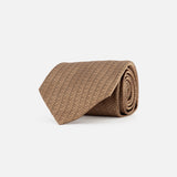 Natural Silk Jacquard Tie (14627283206507)
