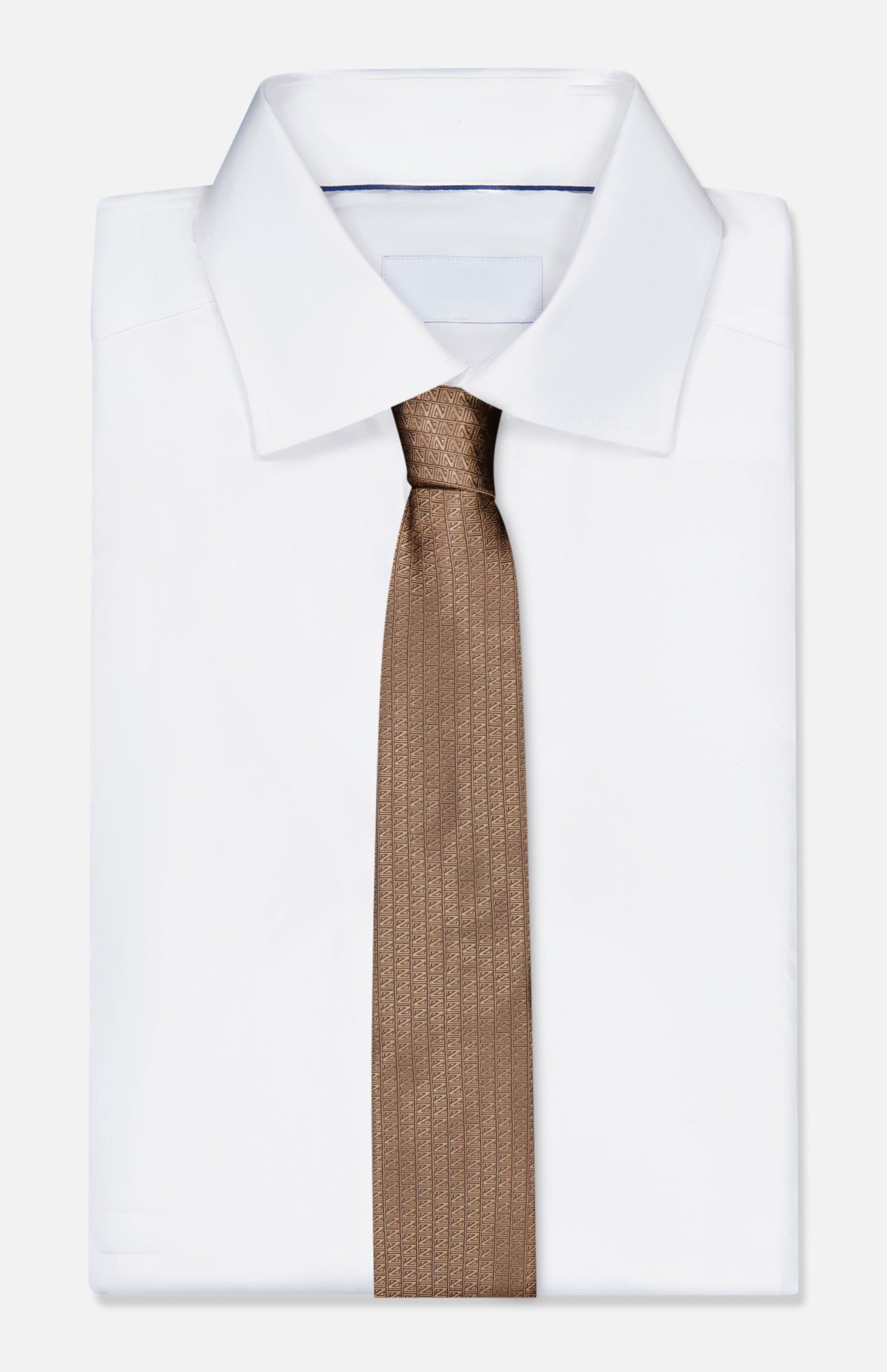 Natural Silk Jacquard Tie (14627283206507)