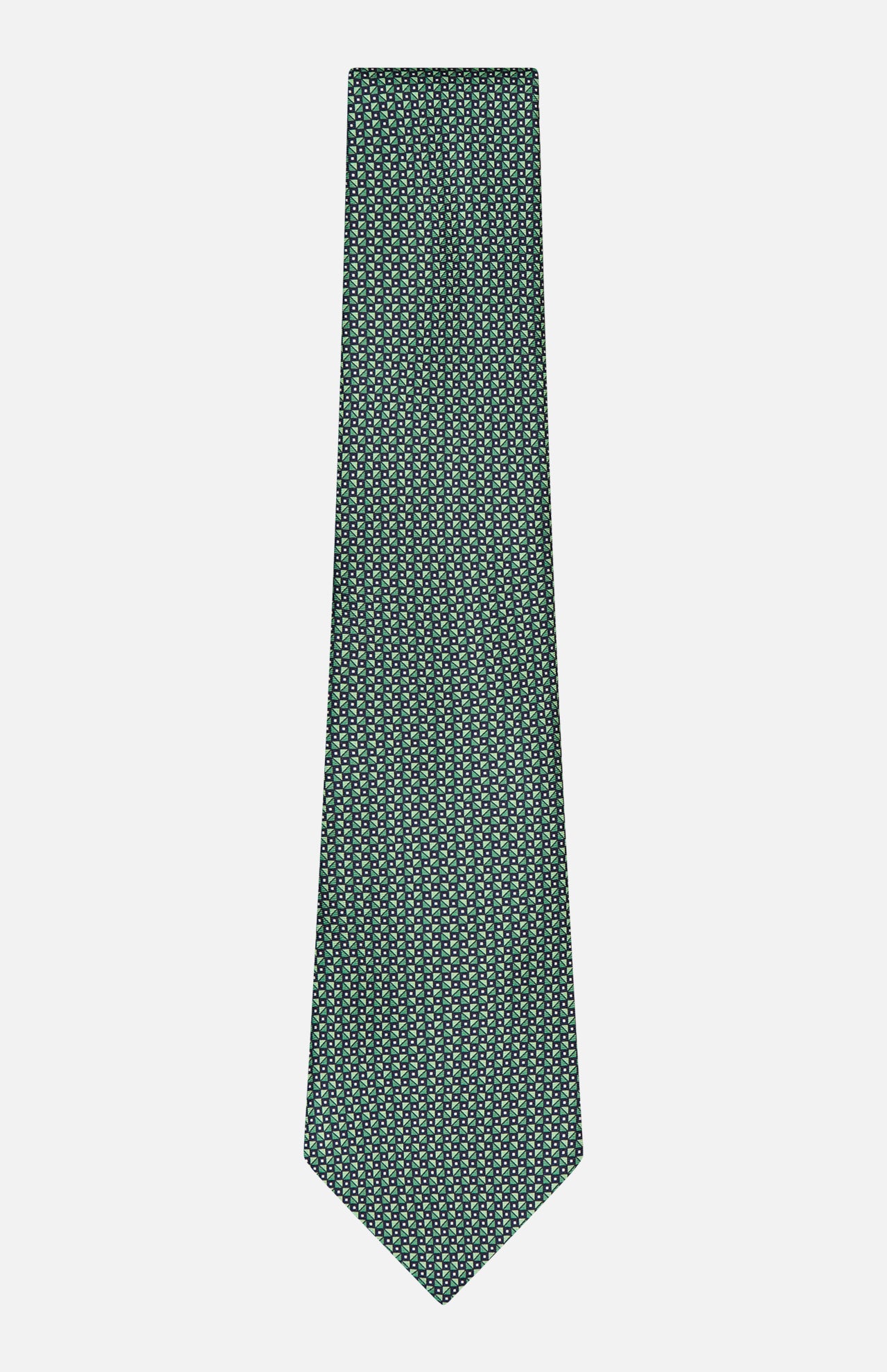 Printed Silk Tie (7369809985651)