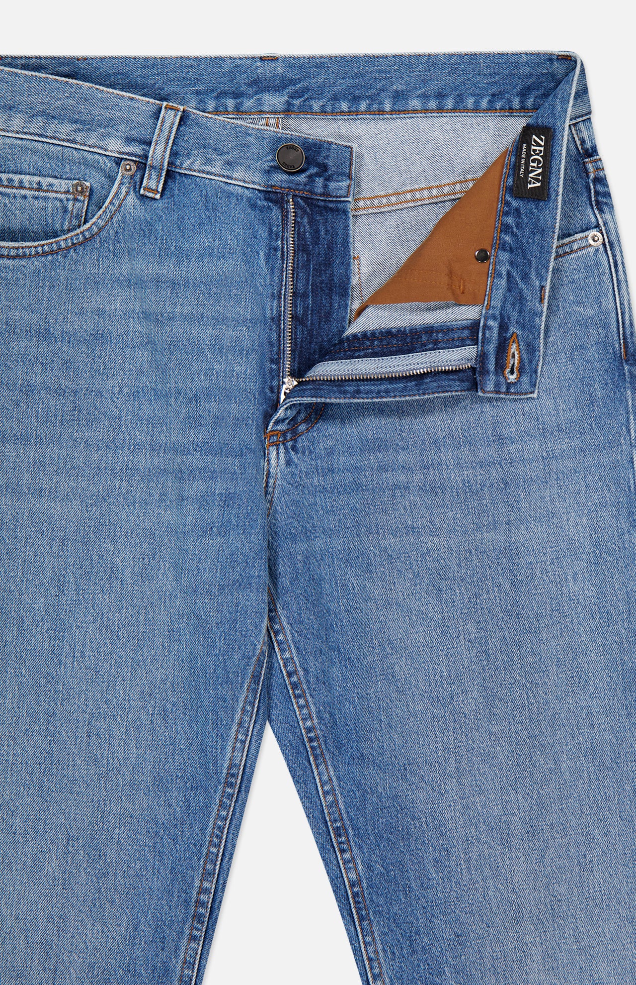 Pure Cotton Denim Pants (14627282452843)