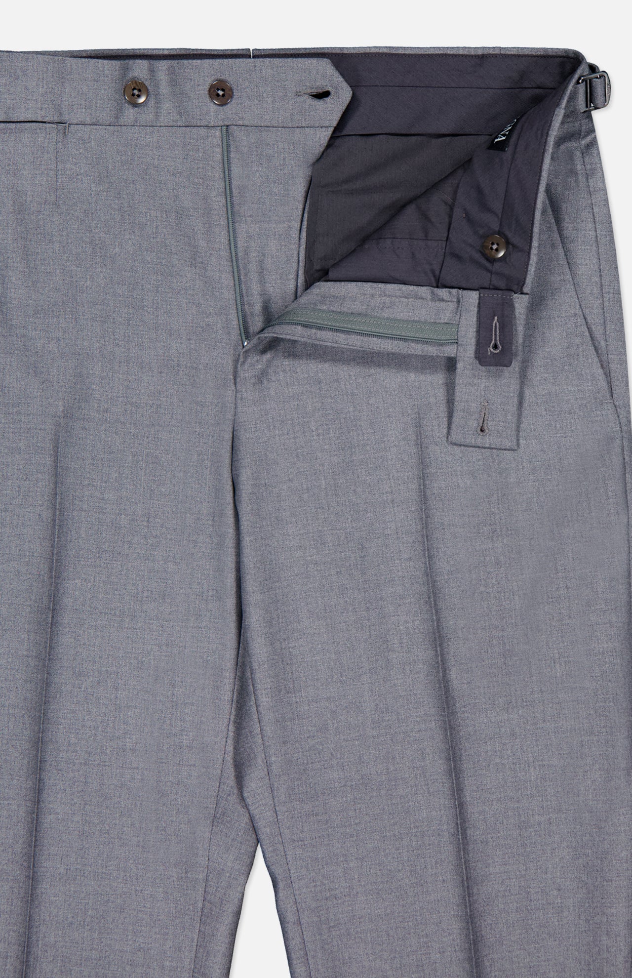 Pure Wool Adjustable Tabs Trouser Pants (14712897306987)