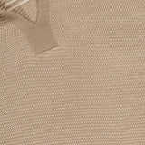 Silk and Cashmere Jacquard Polo Shirt (14627282354539)