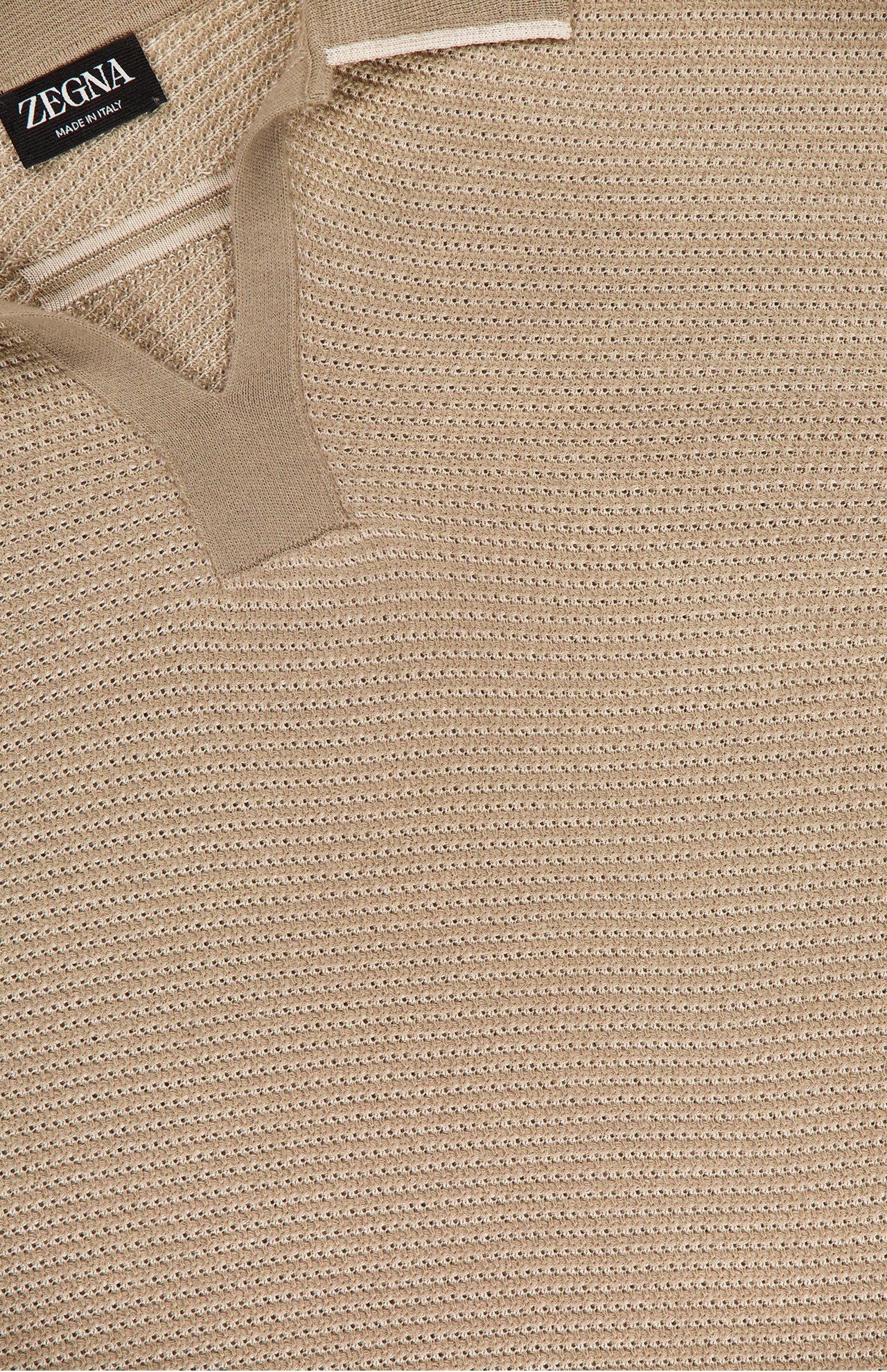 Silk and Cashmere Jacquard Polo Shirt (14627282354539)