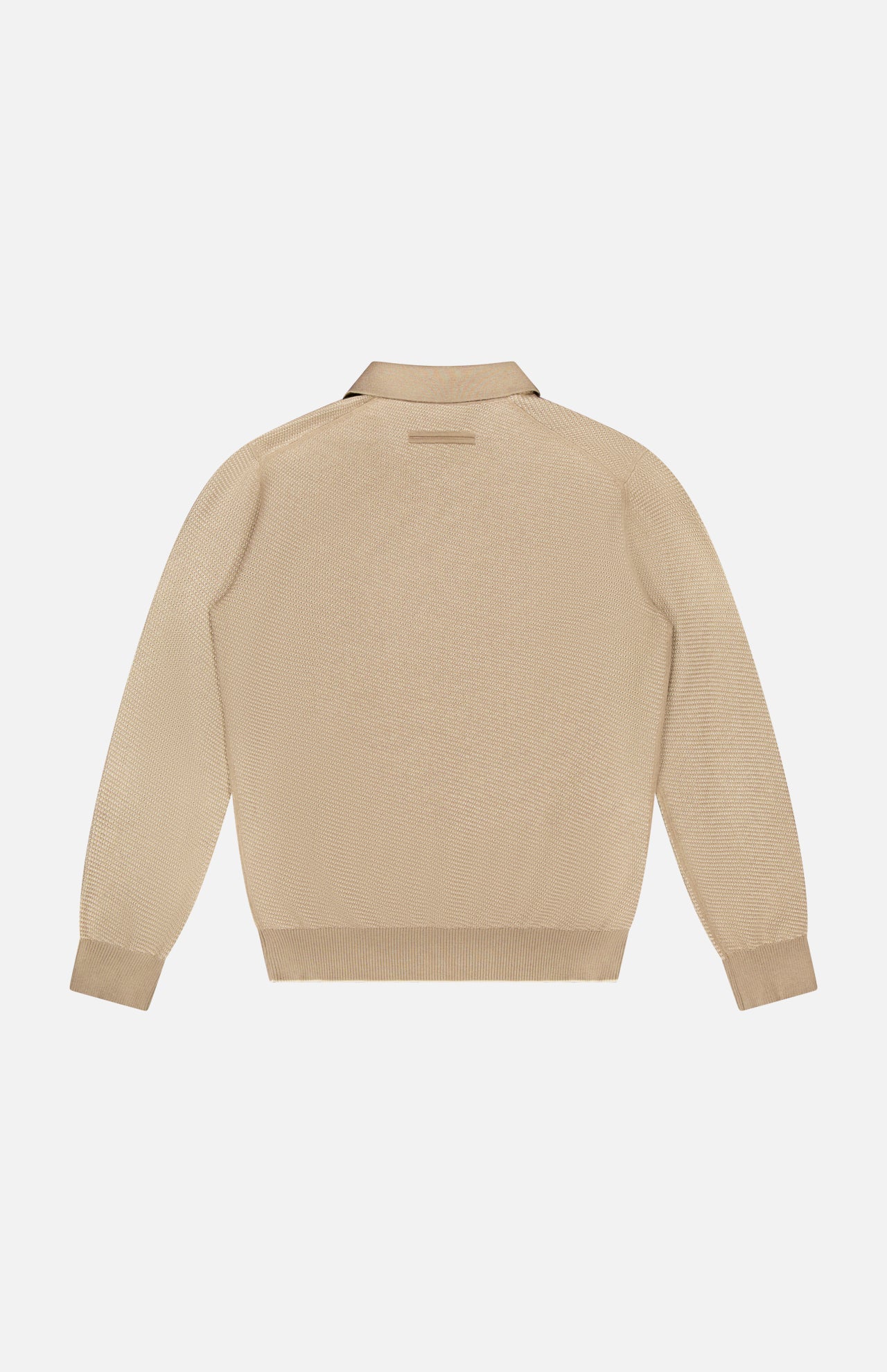 Silk and Cashmere Jacquard Polo Shirt (14627282354539)