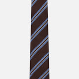 Silk Diagonal Stripes Jacquard Tie (14713444270443)