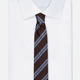 Silk Diagonal Stripes Jacquard Tie (14713444270443)
