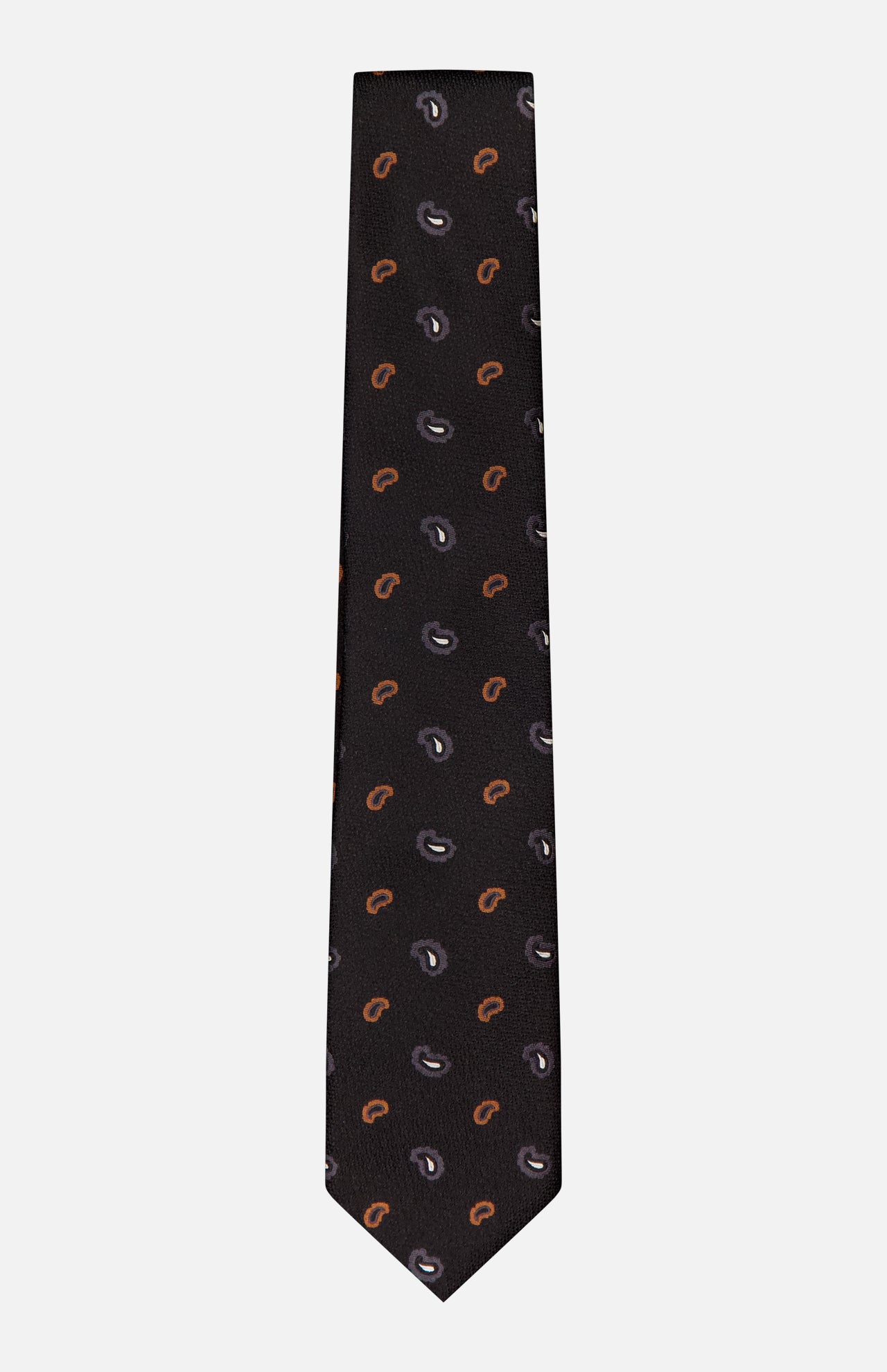 Silk Jacquard Paisley Tie (14713444237675)