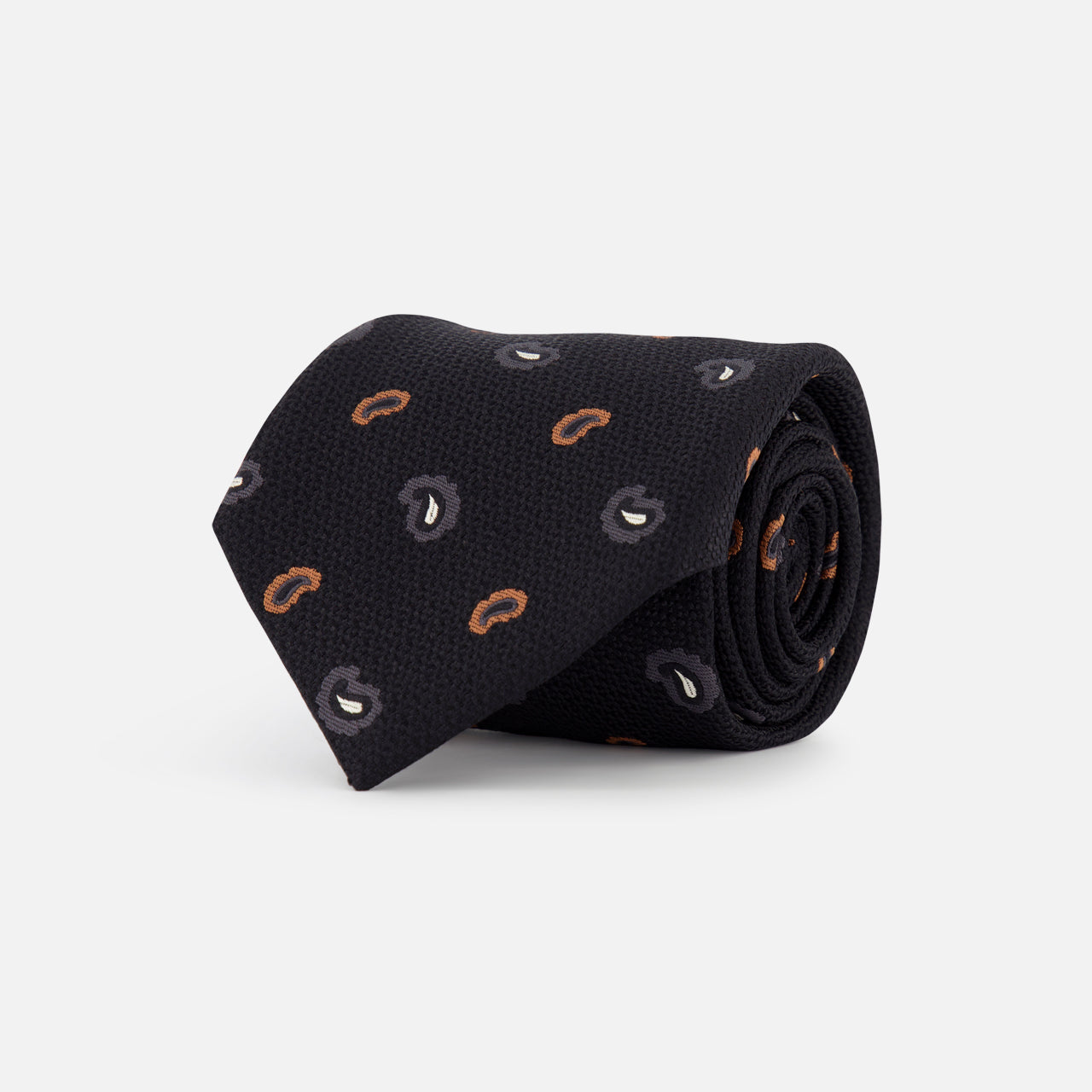 Silk Jacquard Paisley Tie (14713444237675)