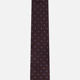 Silk Square Print Jacquard Tie (14713444204907)