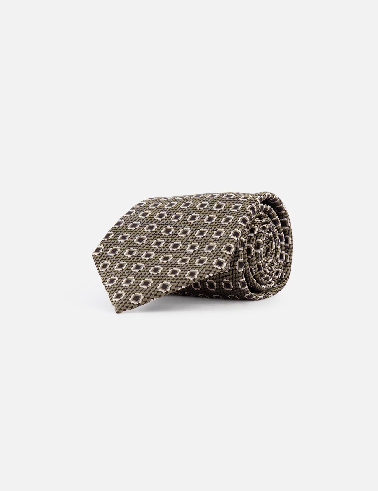 ZEGNASilk Jacquard Tie - Pure GreenA.K. Rikk's