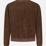 Suede Blouson Jacket