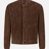Suede Blouson Jacket
