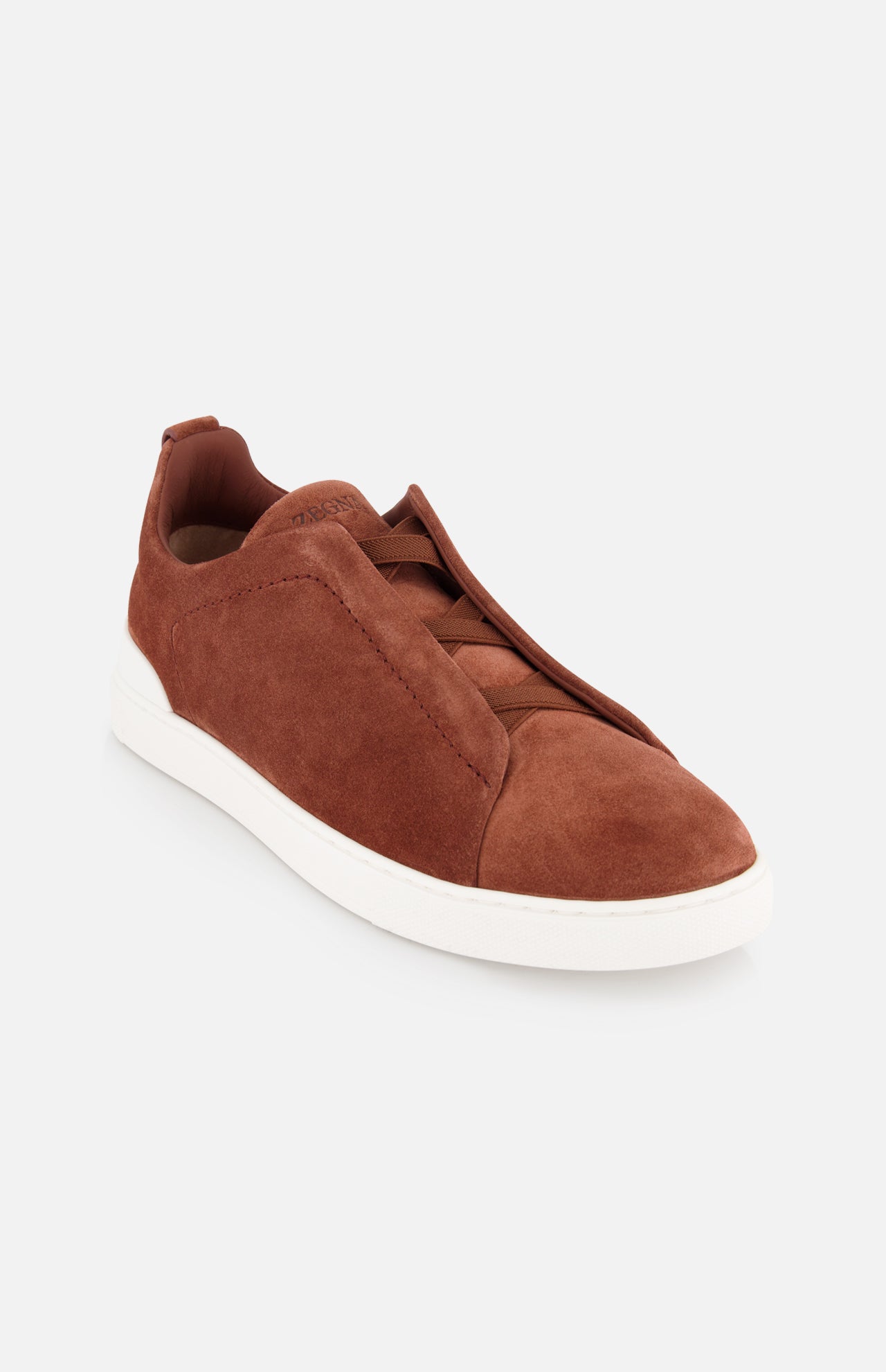 Triple Stitch Low Top Suede Sneaker (14627282125163)