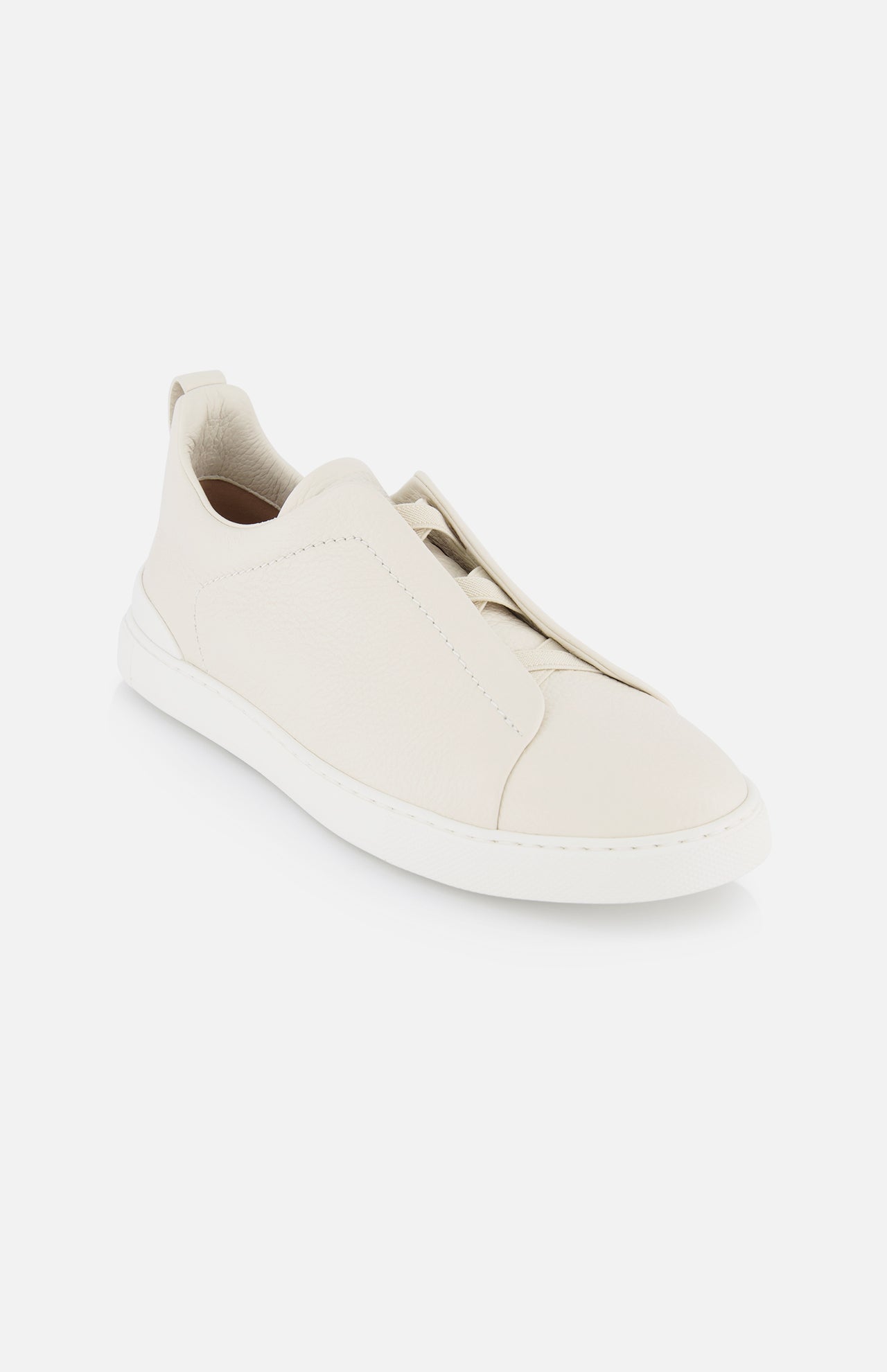 【関税込み】ZEGNA ホワイト Triple Stitch スニーカー ZEGNA Men's Triple Stitch Sneakers | A.K. Rikk's