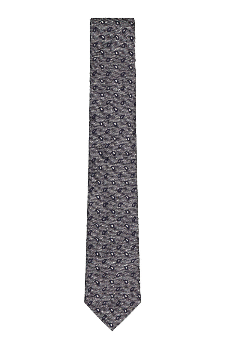 Tweed Silk Tie (7192416780403)