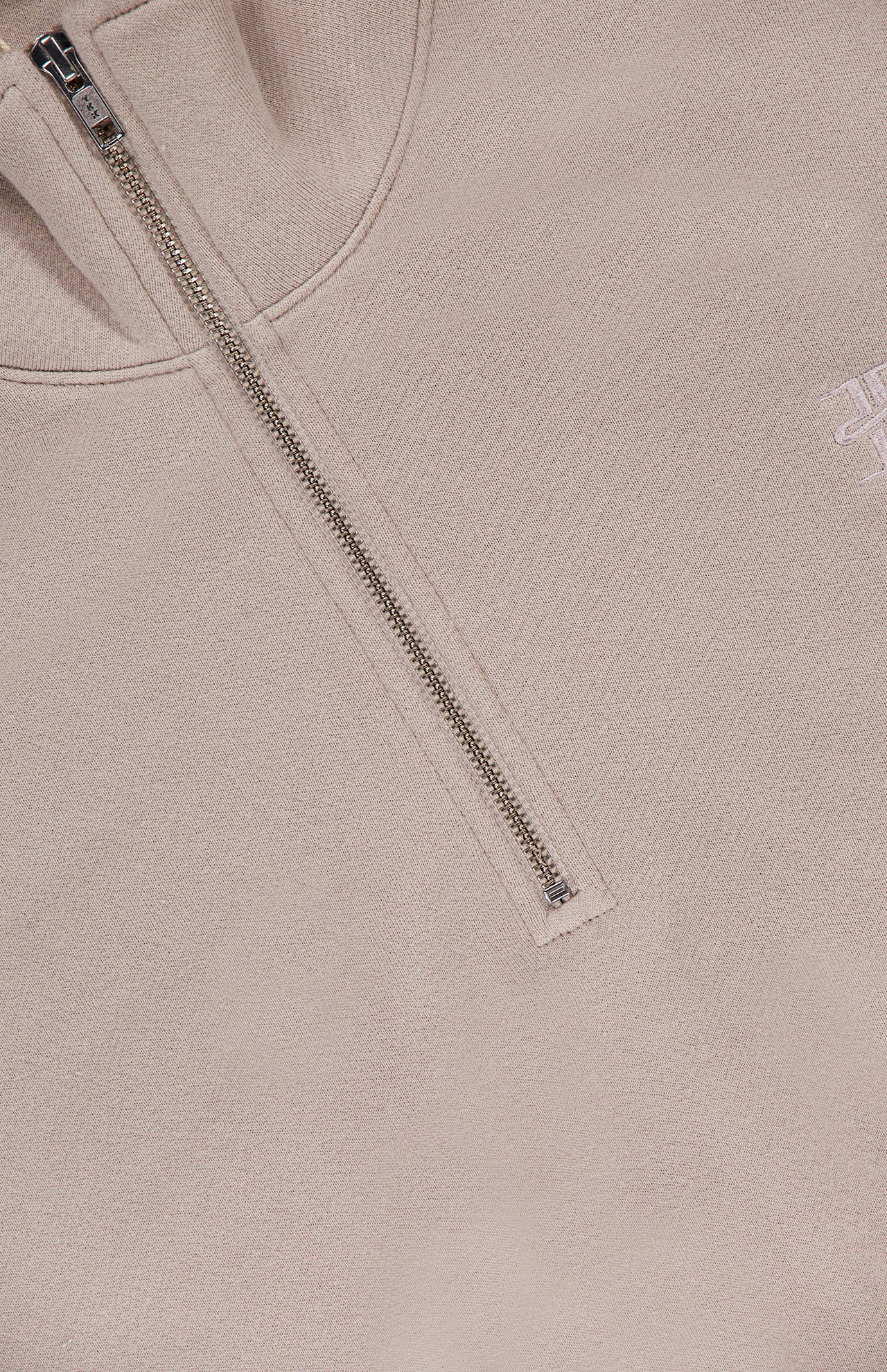 Cropped Half-Zip Sweatshirt (14673297637739)