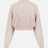 Cropped Half-Zip Sweatshirt (14673297637739)