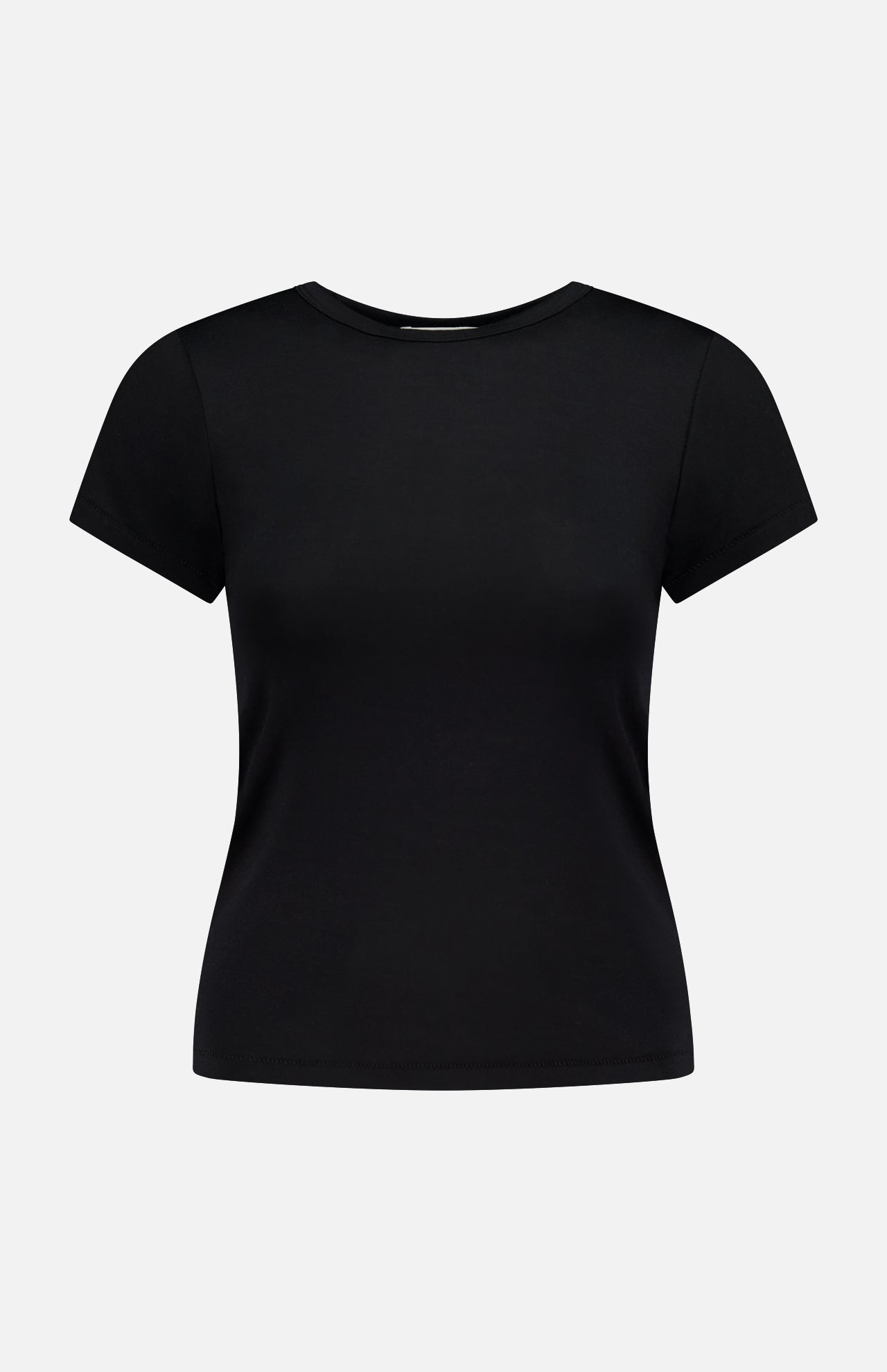 Fitted Crewneck Short Sleeve T-shirt (14690370814315)