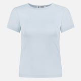 Fitted Crewneck Short Sleeve T-Shirt (14683759280491)