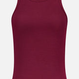 High Neck Fitted Tank Top (14730284859755)