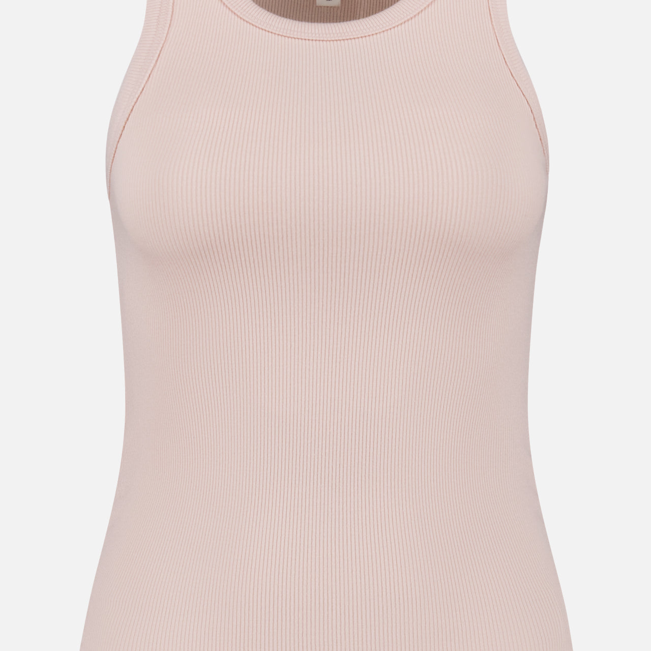 High Neck Fitted Tank Top (14683759149419)