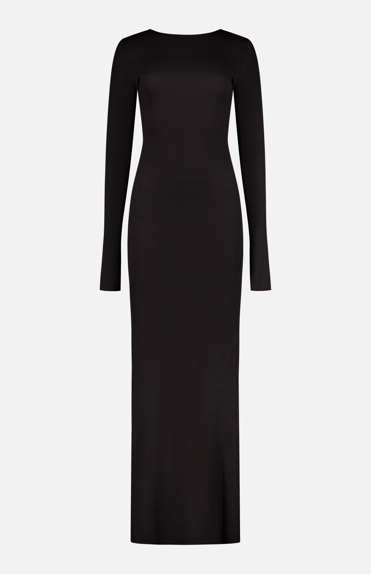 Long Sleeve Crewneck Maxi Dress (14673297736043)
