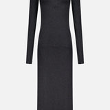 Long Sleeve Crewneck Maxi Dress
