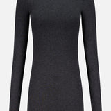 Long Sleeve Crewneck Mini Dress
