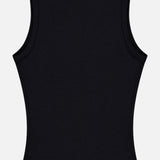 Sleeveless Crewneck Slim Fit Top (14721025343851)