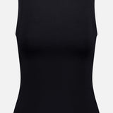 Sleeveless Crewneck Slim Fit Top (14721025343851)
