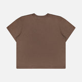 The ETERNE Short Sleeve Boxy T-shirt is displayed flat on a white background, showcasing its back side—a versatile essential for everyday wear.