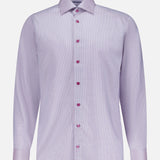 Check Twill Slim Dress Shirt