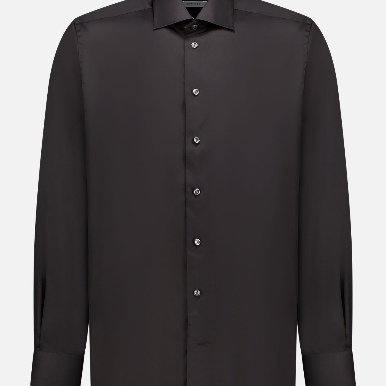 Black Floral Effect Signature Twill Shirt (7569944150131)