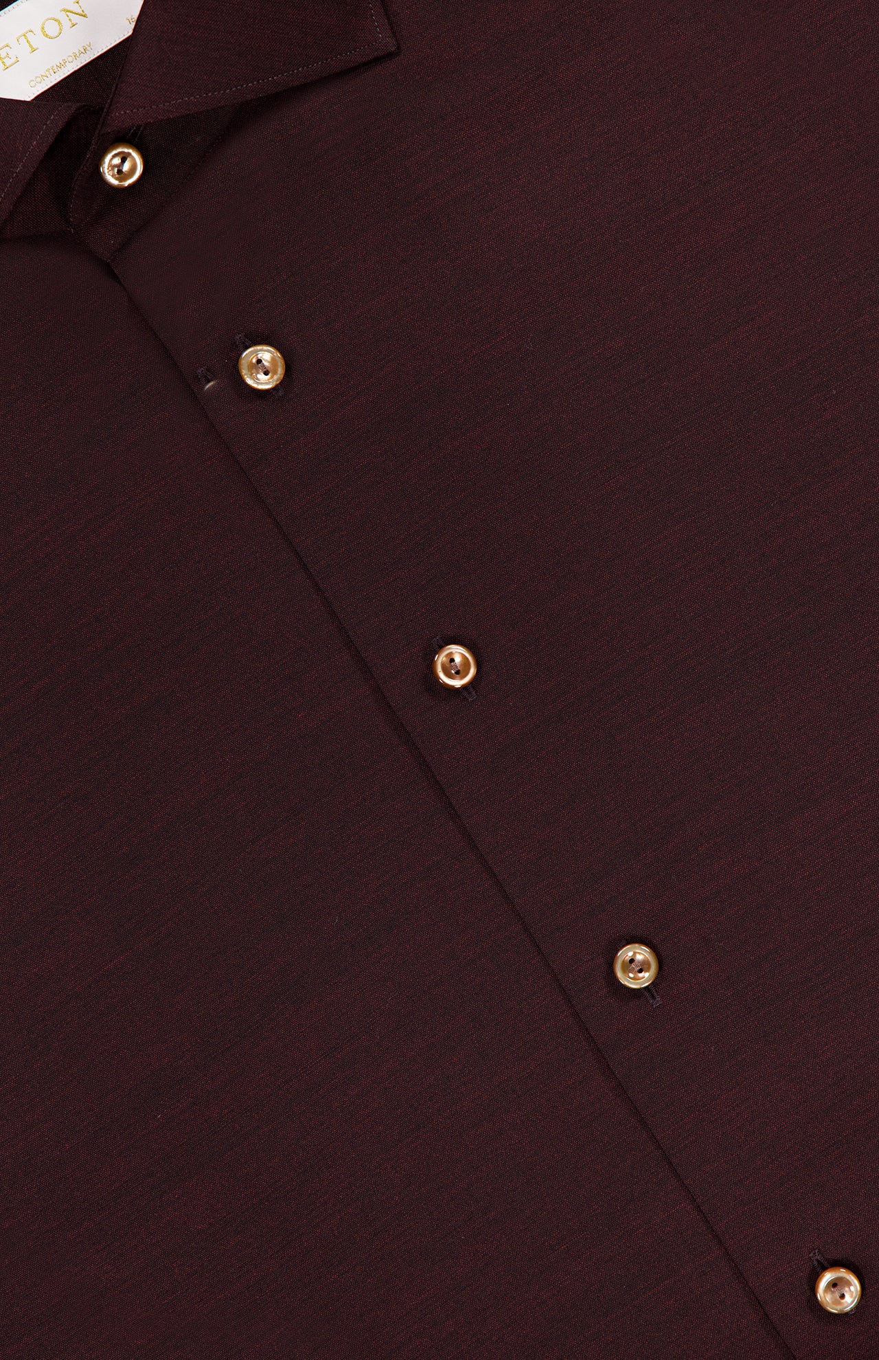 Dark Red Solid Merino Wool Shirt (7569944543347)