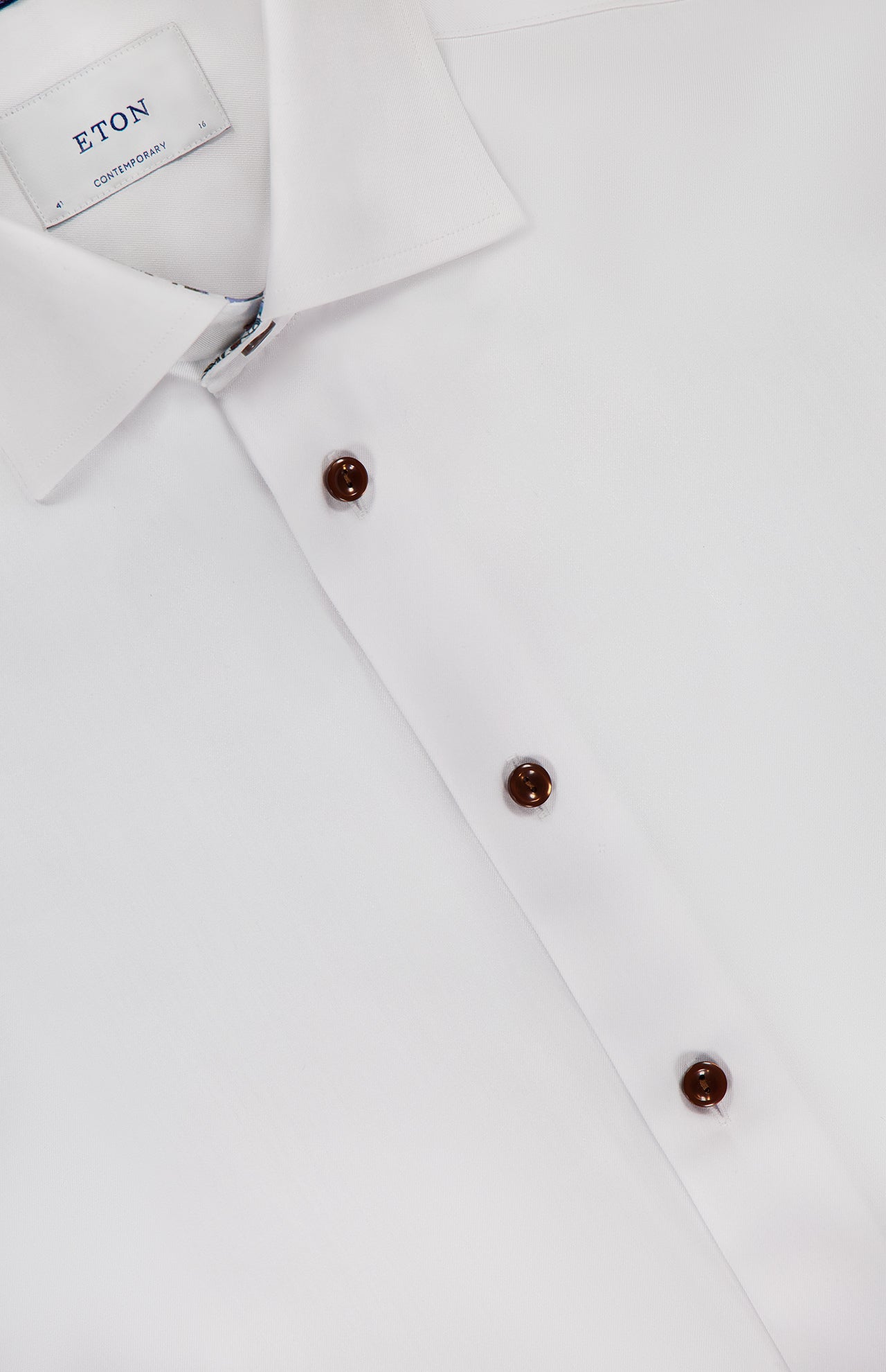 Contemporary Fit Floral Effect Twill Shirt (14716394176875)