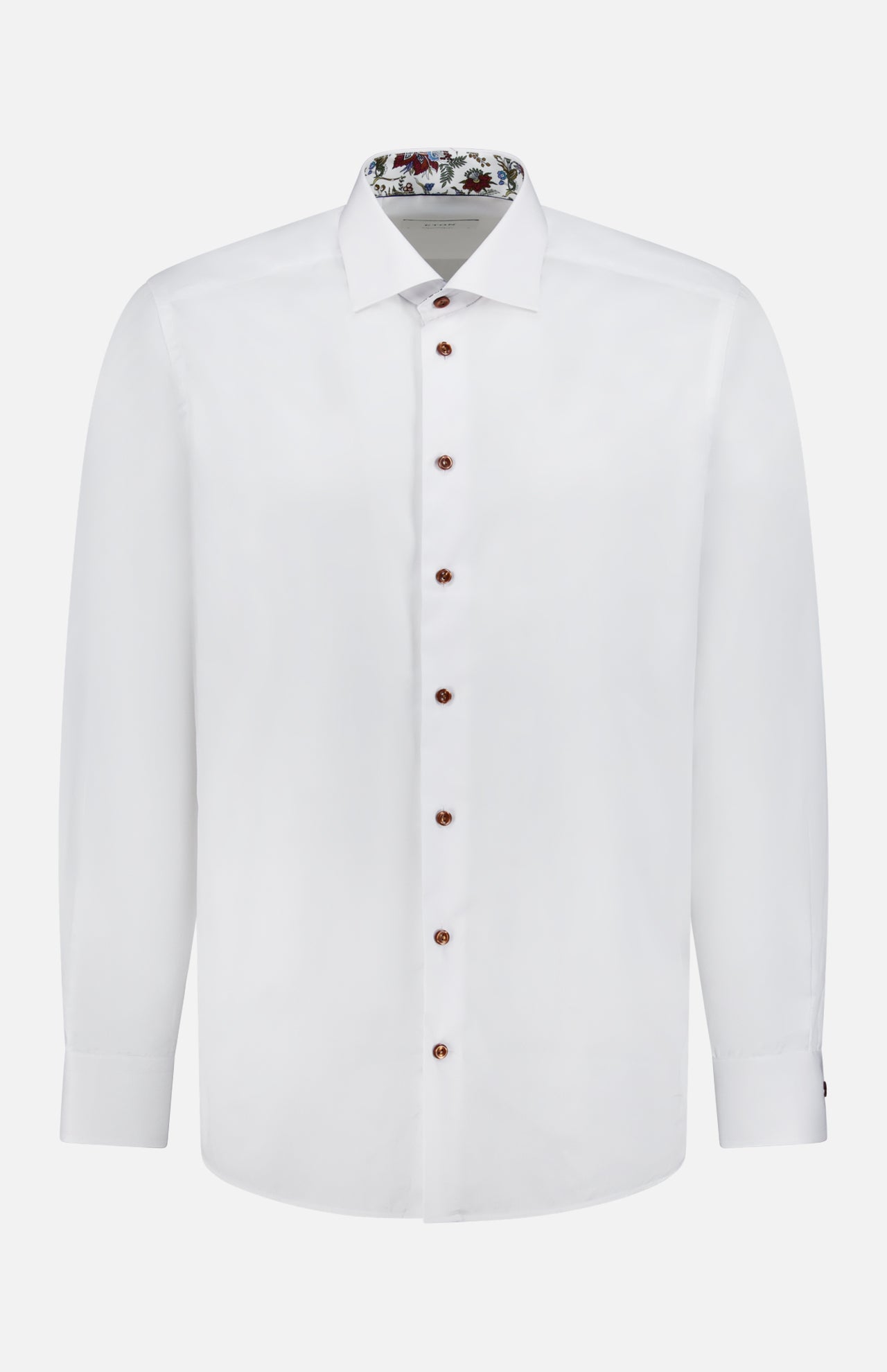 Contemporary Fit Floral Effect Twill Shirt (14716394176875)